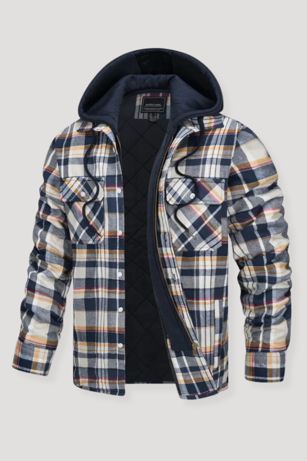 Miller | Plaid Fannel Hoodie Jacket