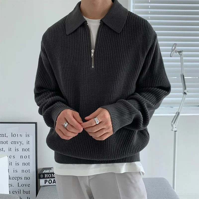 Antonio - Knitwear Zip Hoodie