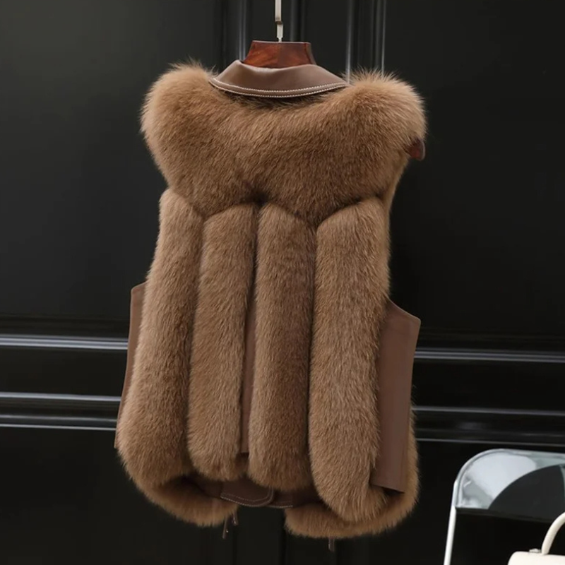 Harriet - Faux Fur Empress Vest