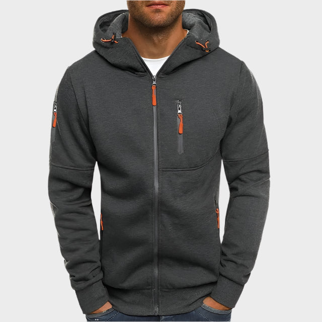 Hugh - Zip-Up Sweatshirt