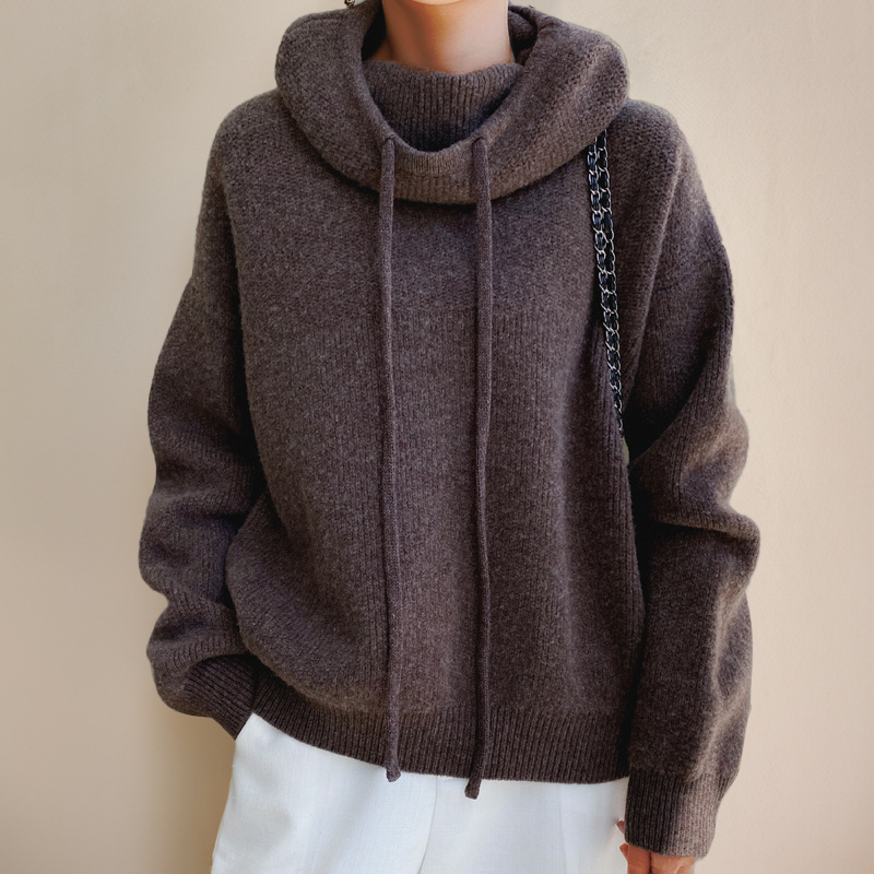 Elise - Merino Wool Turtleneck Sweater