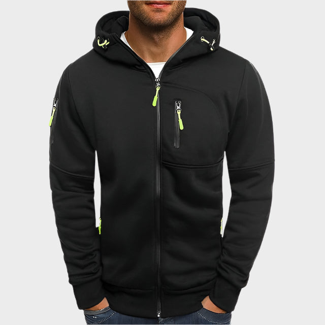 Hugh - Zip-Up Sweatshirt