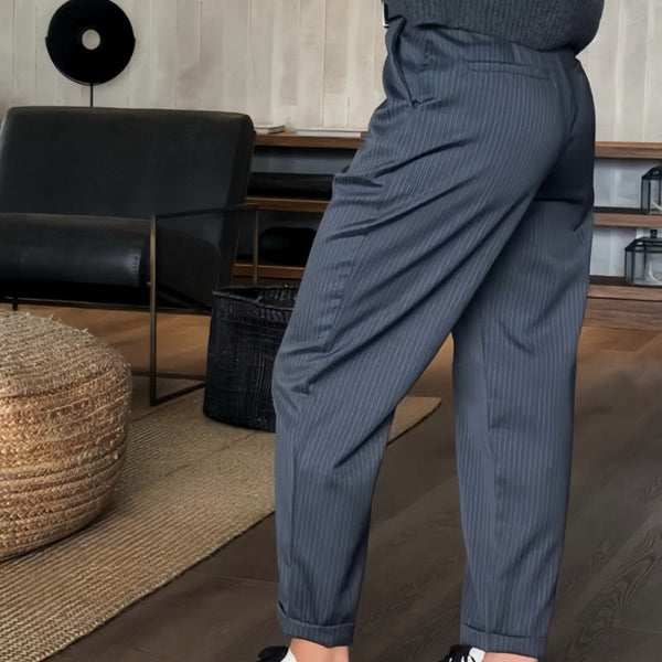 Mathea - Striped Suit Pants